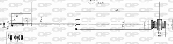 Open Parts SAB8345.32 - Amortizator furqanavto.az