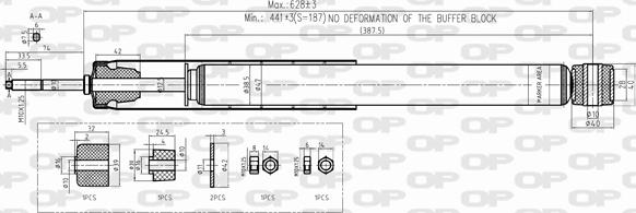 Open Parts SAB8319.32 - Amortizator www.furqanavto.az