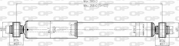 Open Parts SAB8318.32 - Amortizator furqanavto.az