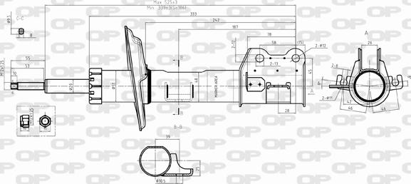 Open Parts SAB8385.31 - Amortizator furqanavto.az