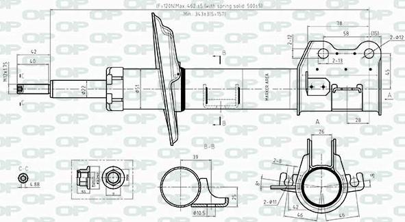 Open Parts SAB8374.31 - Amortizator furqanavto.az