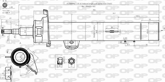 Open Parts SAB8292.31 - Amortizator furqanavto.az