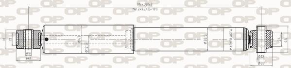 Open Parts SAB8252.32 - Amortizator furqanavto.az