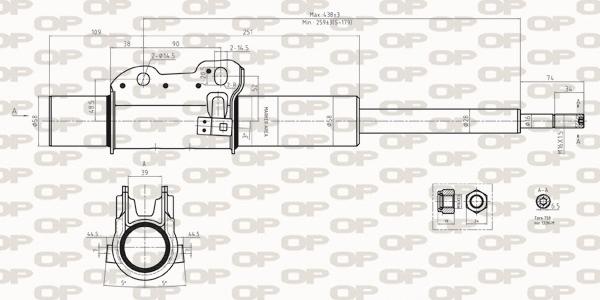 Open Parts SAB8265.31 - Amortizator furqanavto.az