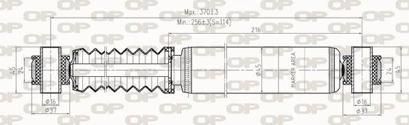 Open Parts SAB8261.32 - Amortizator furqanavto.az