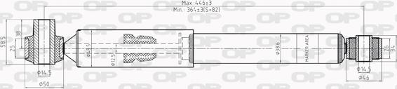 Open Parts SAB8200.32 - Amortizator furqanavto.az