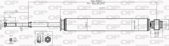 Open Parts SAB8203.32 - Amortizator furqanavto.az