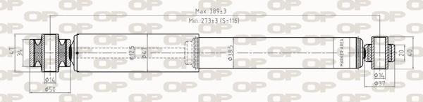 Open Parts SAB8286.32 - Amortizator furqanavto.az