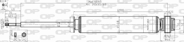 Open Parts SAB8288.32 - Amortizator furqanavto.az