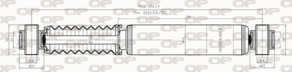 Open Parts SAB8279.32 - Amortizator furqanavto.az