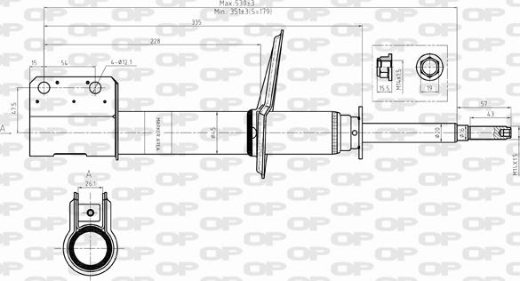 Open Parts SAB8275.31 - Amortizator furqanavto.az