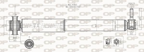 Open Parts SAB8271.32 - Amortizator furqanavto.az