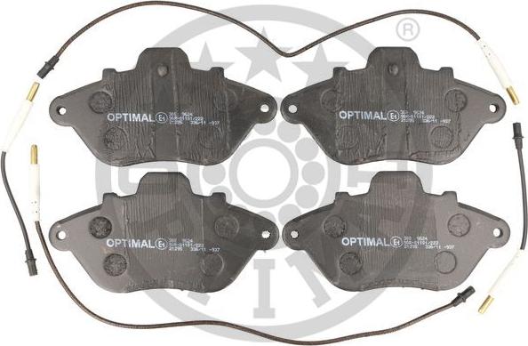 Optimal 9624 - Əyləc altlığı dəsti, əyləc diski furqanavto.az