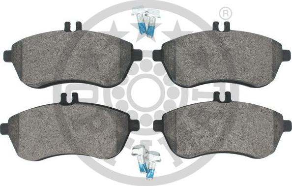 Optimal BP-12387 - Əyləc altlığı dəsti, əyləc diski furqanavto.az