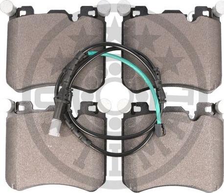 Optimal BP-12692 - Əyləc altlığı dəsti, əyləc diski furqanavto.az