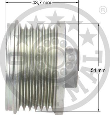 Optimal F5-1098 - Kasnak, alternator, sərbəst dönərli mufta furqanavto.az