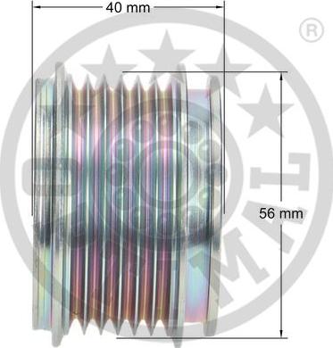 Optimal F5-1044 - Kasnak, alternator, sərbəst dönərli mufta furqanavto.az