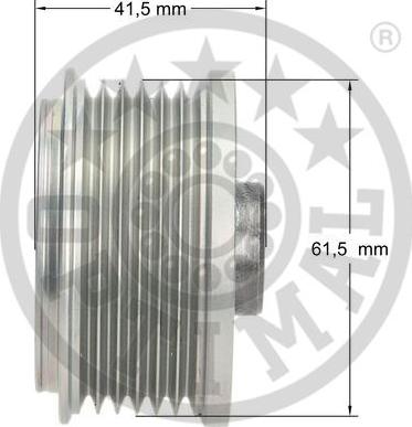 Optimal F5-1005 - Kasnak, alternator, sərbəst dönərli mufta furqanavto.az