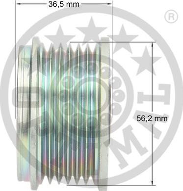 Optimal F5-1013 - Kasnak, alternator, sərbəst dönərli mufta furqanavto.az