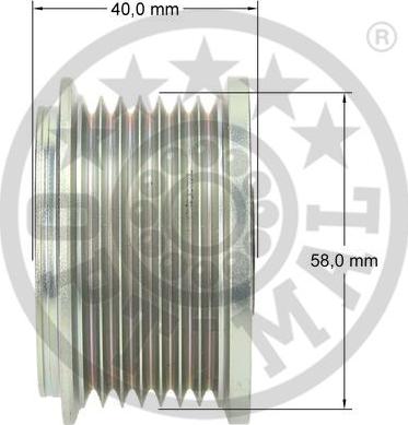 Optimal F5-1080 - Kasnak, alternator, sərbəst dönərli mufta furqanavto.az