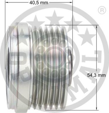 Optimal F5-1039 - Kasnak, alternator, sərbəst dönərli mufta furqanavto.az