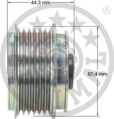 Optimal F5-1146 - Kasnak, alternator, sərbəst dönərli mufta furqanavto.az