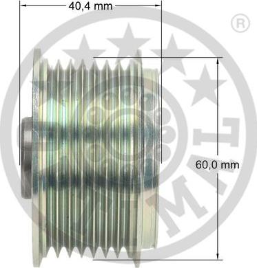 Optimal F5-1137 - Kasnak, alternator, sərbəst dönərli mufta furqanavto.az