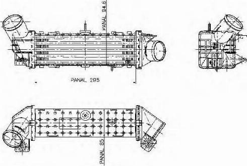 Ordonez 1030066825 - Intercooler, şarj cihazı furqanavto.az