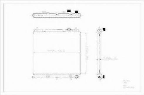 Ordonez 1020562815 - Radiator, mühərrikin soyudulması furqanavto.az