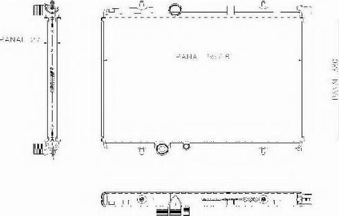 Ordonez 1020658815 - Radiator, mühərrikin soyudulması furqanavto.az