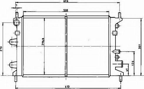 Ordonez 1020213808 - Radiator, mühərrikin soyudulması furqanavto.az