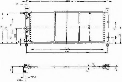 Ordonez 1020222808 - Radiator, mühərrikin soyudulması furqanavto.az