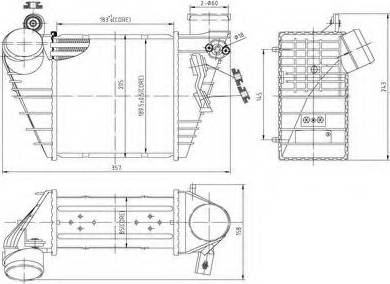 Ordonez 2066545 - Intercooler, şarj cihazı furqanavto.az