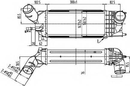 Ordonez 2066508 - Intercooler, şarj cihazı furqanavto.az