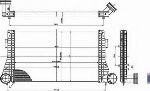 Ordonez 2066519 - Intercooler, şarj cihazı furqanavto.az