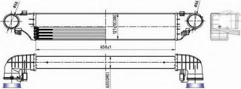 Ordonez 2066584 - Intercooler, şarj cihazı furqanavto.az