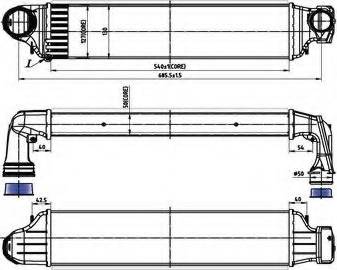 Ordonez 2066521 - Intercooler, şarj cihazı furqanavto.az