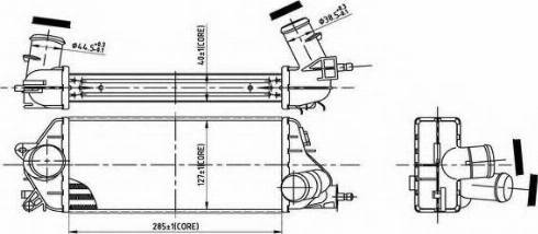 Ordonez 2066571 - Intercooler, şarj cihazı furqanavto.az