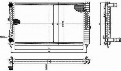 Ordonez 2066016 - Radiator, mühərrikin soyudulması furqanavto.az