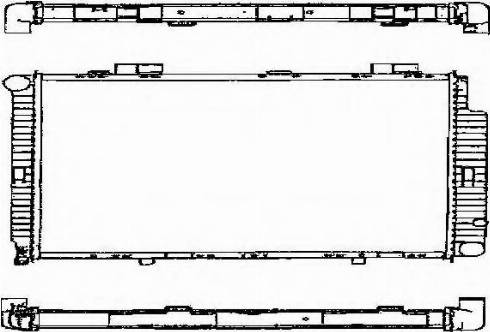 Ordonez 2060150 - Radiator, mühərrikin soyudulması furqanavto.az