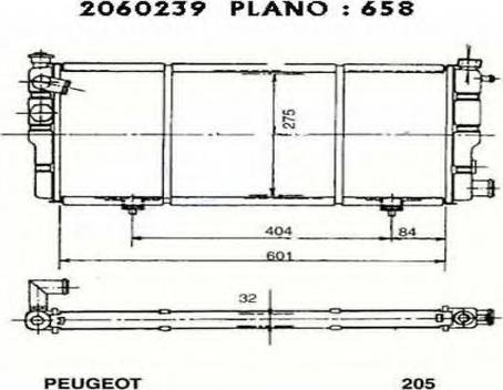 Ordonez 2060239 - Radiator, mühərrikin soyudulması furqanavto.az