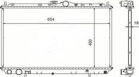 Ordonez 2060277 - Radiator, mühərrikin soyudulması furqanavto.az