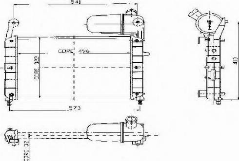 Ordonez 2062001 - Radiator, mühərrikin soyudulması furqanavto.az