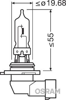 Osram 9005NL - Lampa, işıqfor furqanavto.az