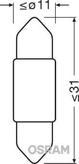 Osram 6431CW-01B - Lampa, daxili işıq furqanavto.az