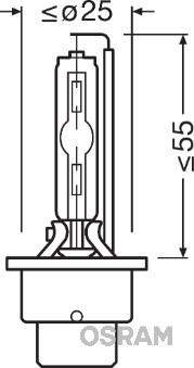 Osram 66240CBI - Lampa, işıqfor furqanavto.az