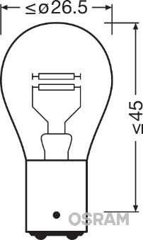 Osram 7537-02B - Lampa, göstərici furqanavto.az