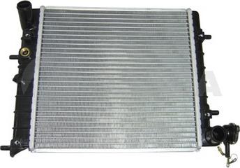 OSSCA 06651 - Radiator, mühərrikin soyudulması furqanavto.az