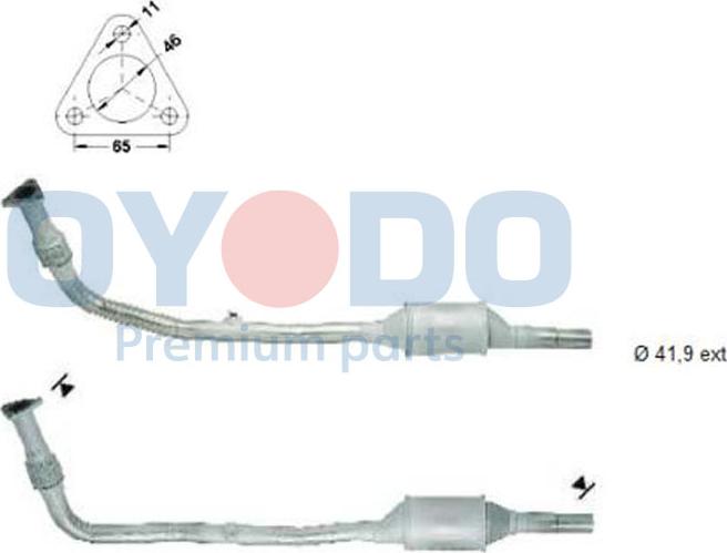 Oyodo 10N0005-OYO - Katalitik çevirici furqanavto.az