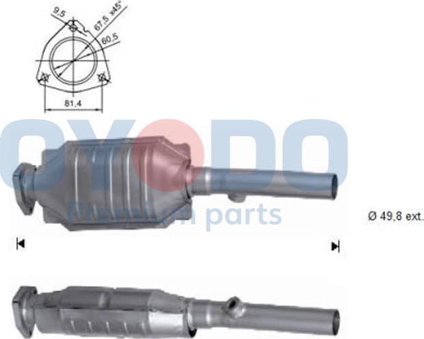 Oyodo 10N0019-OYO - Katalitik çevirici furqanavto.az